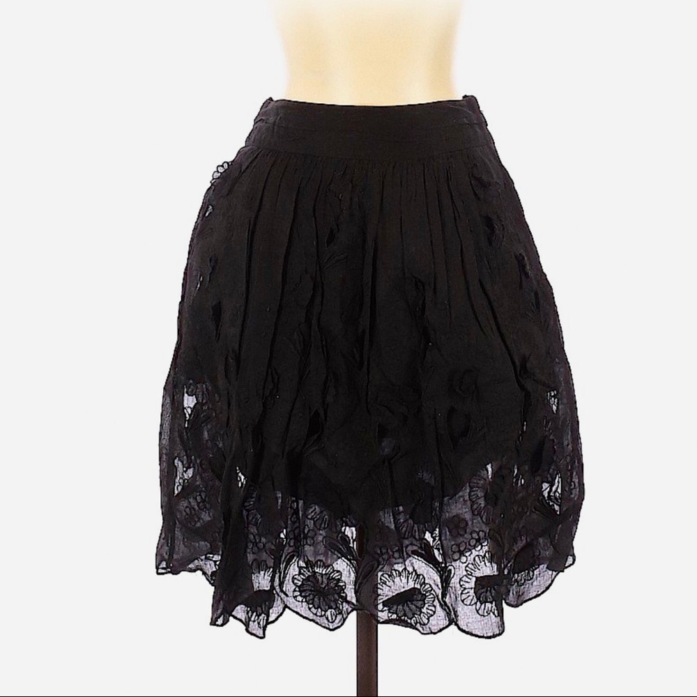 Yoana Baraschi (Anthropologie) Cotton Skirt-EUC - Picture 2 of 4